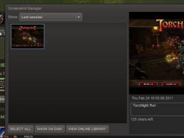 Създаване и изтриване на екранни снимки в Steam Къде се съхраняват екранните снимки от Steam