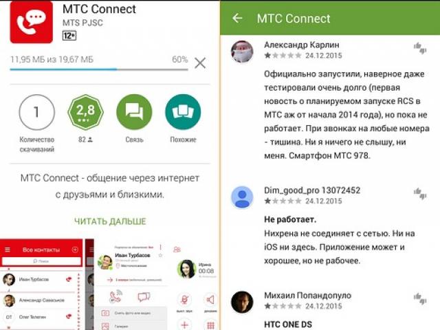 MTS Connect, roamingová aplikace